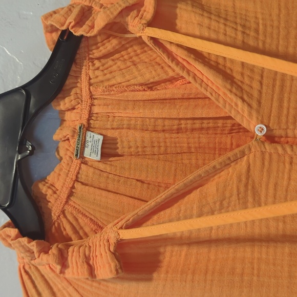 MAGASCHONIORGANIC COTTON ORANGE DRESS - Picture 9 of 12